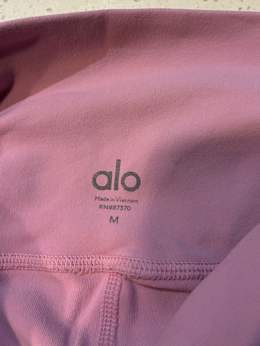 *Final Price* ALO Yoga Airbrush High-Waist Bike Shorts in Candy Heart Pink M - Picture 7 of 7